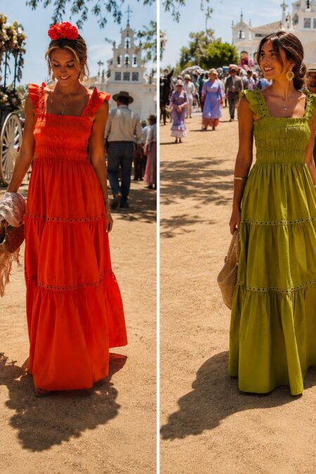 Vestido Alma verde